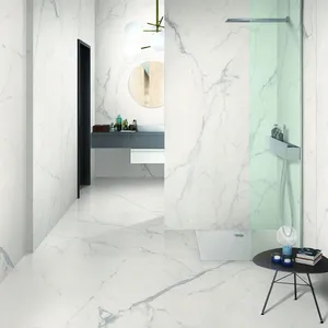 Premium White Cararra Large Format Thin Porcelain Slab From China thumbnail-1