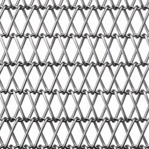 Spiral Chain Mesh With High Temperature Resistant 304 Stainless Steel Wire Mesh Conveyor Belt thumbnail-1