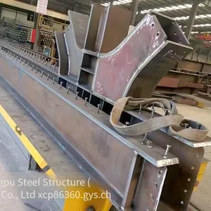 Processing of Steel Box Girders for Highway Ramps in Hangzhou, Zhejiang. Fabrication, Construction and Installation of Heavy Steel Structure Frames in Jiaxing and Huzhou thumbnail-3