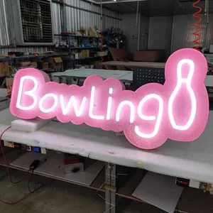 Custom 3d Illuminated Stainless Steel & Acrylic Led Channel Letters Sign For Bar Decoration And Advertising thumbnail-1