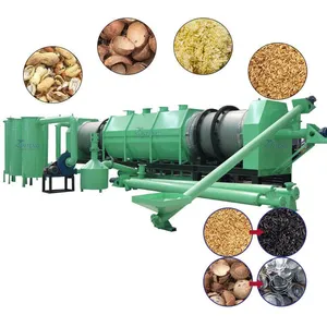 Biomass Carbonization Molding Production Line EPC Project Charcoal Making Machine Bamboo Dust Continuous Carbonizing Equipment thumbnail-1