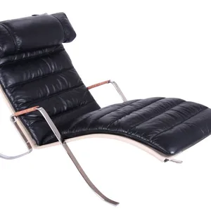 Wholesale FK87 Grasshopper Lounge Chair, 1968 Danish Replica Leather Chaise for Commercial & Residential Use OEM thumbnail-1