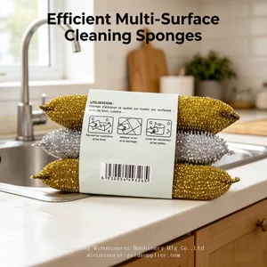 4 Pack Kitchen Sponges, Premium Dish Washing Sponges thumbnail-4