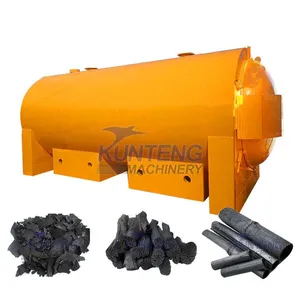 Environmental Charcoal Carbonizing Furnace Stoves Carbonization Furnace for Wood Straw Bamboo EPC thumbnail-1