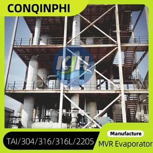 Steam Driven Multi-Effect Evaporator for Desalination, 4-Effect, 15-30 M³/h, DCS Control thumbnail-1