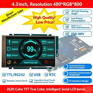 4.3-inch TFT Smart Serial LCD Screen 480*800 thumbnail-1