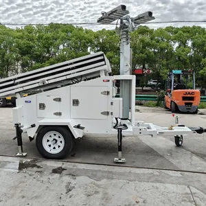 Trailer-mounted Solar Lighting Tower thumbnail-1
