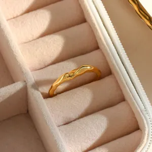 316L Stainless Steel Ring 2mm Thick, IP Plated Color, Factory Direct Price for Wholesalers thumbnail-4