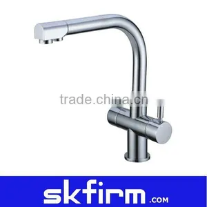 3 Way Kitchen Faucet Hot Cold Mixer & Filter Water Taps thumbnail-1