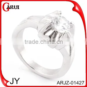 For Women Wedding Rings With Diamond Silver Ring thumbnail-1