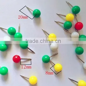 Wholesale High Quality 23mm Plastic Clear Square Head Thumb Tack thumbnail-2