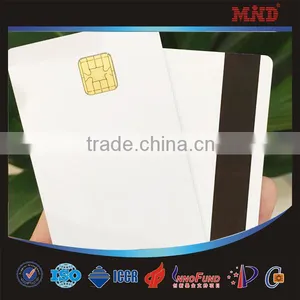 MDC811 New Avaival Silver Hico Blank Magnetic Stripe Smart Card With SLE4428 thumbnail-2