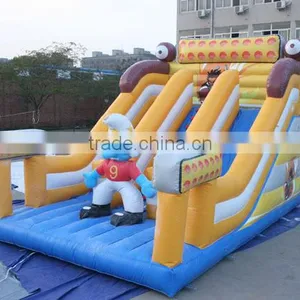 Funny Slide Plato Slide Blue Spirit Fairy Slide Popular Inflatable Slide thumbnail-1