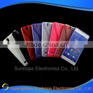 X Line Design Tpu Cell Phone Cover for Xperia C4 E5333 thumbnail-2