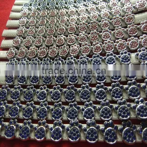 Produce 10 mm Footprint Paw Slide Charm Jewelry Diy Letters Wholesale thumbnail-1