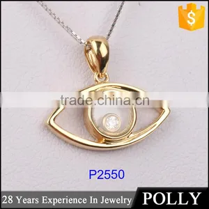 Charming Designs New Style Bezel Setting Eye Pendant Necklace for Men and Women thumbnail-1