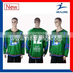 Wholesale Sublimation Ice Hockey Jerseys China Made thumbnail-1