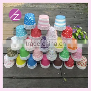 Best Quality Updated Custom Paper Cupcake Liners Paper Cupcake Decorating Kit Wedding Cake Liners and Toppers Round Dot thumbnail-2