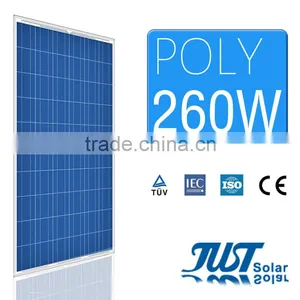 Polycrystalline 260w Sunpower Solar Panel Flexible Solar Panel With CE Tuv thumbnail-1