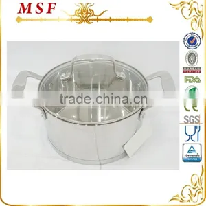 Surgical Stainless Steel Pot Induction Available Wire Handle Cooking Pot thumbnail-1