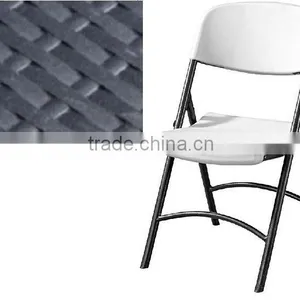 Portable Plastic Folding Table With Rattan Design thumbnail-2