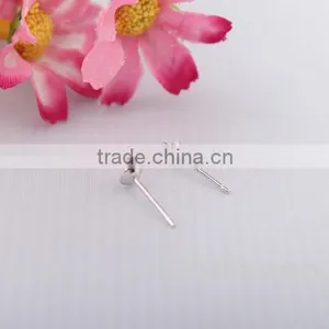 925 Sterling Silver Flat Glue On Earring Posts Earring Finndings thumbnail-2