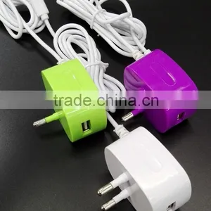 Original Multi 2 in 1 Mobile Charger Travel Charger With Usb for Wholesale thumbnail-1