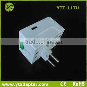Latest ABS Material Universal Travel USB Charger thumbnail-1