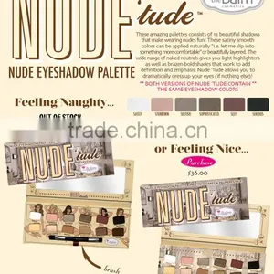 Nude Eyeshadow Palette 12 Colors Eyeshadow Case Set Cosmetics thumbnail-2