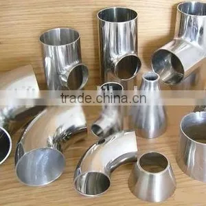 Mirror Polished Stainless Steel Sanitary 45 90 180 Elbow Made In China thumbnail-6