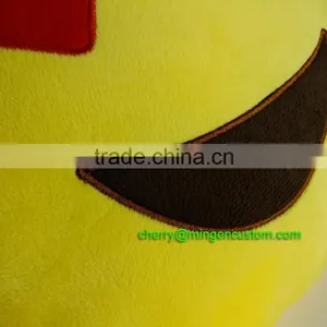 Cute Emoji Smiley Yellow Pillows Cushions Cartoon Face Round Emoji Pillow Decorative Pillows Stuffed thumbnail-6