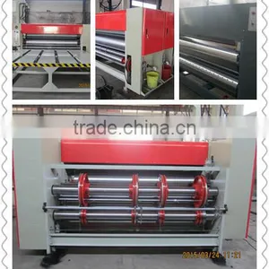 Semi Automatic Corrugated Carton Flexo 4 Colors Printing Slotting Die Cutting Machine thumbnail-1