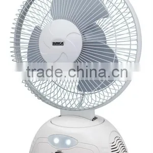 SUNCA AC/DC Rechargeable Oscillating Fan 10" SF-298A thumbnail-1