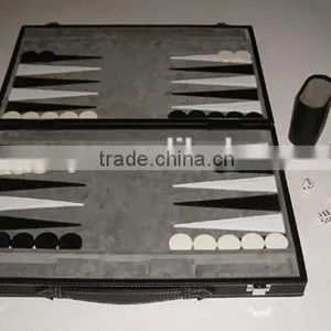 Leather Backgammon Set thumbnail-3