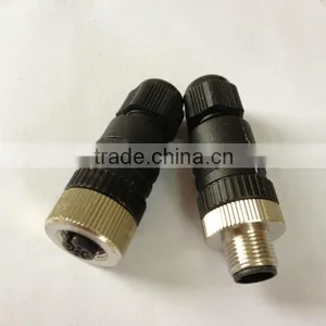 M12 Female Connector, M12 Male Connector, M12 4 Poles Connector, M12 4 Pins Connector (IBEST) thumbnail-1