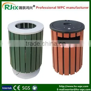 Recycled WPC Material Dustbin,garbage Can/fancy Garbage Cans thumbnail-3