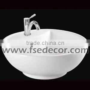Bathroom Vanity Top White Porcelain Sink thumbnail-1