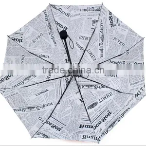 Advertising The Newspaper Print Umbrella,photo Print Umbrellas Quality Choice thumbnail-2