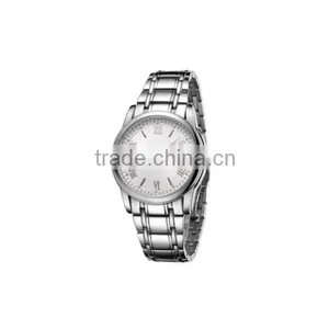 Fashionable Roman Numberals Stainless Steel Watch Strap thumbnail-3