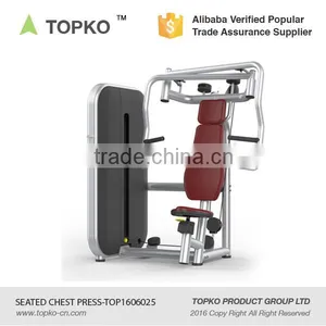 TOPKO Indoor Fitness Gym Equipment Body Fit Seated Chest Press Machine thumbnail-1