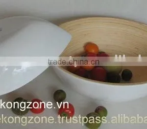 Lacquered Bamboo Bowl thumbnail-1