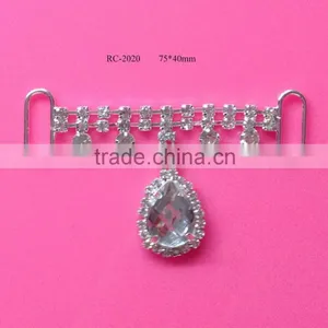 Stock Hot Selling Factory Price Rhinestone Connector for Headband/hairwear(RC-2020) thumbnail-1