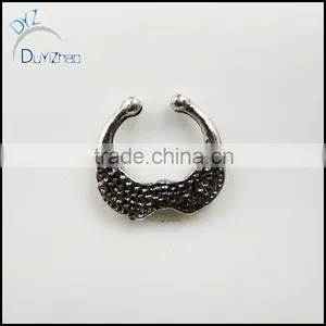 Fashion Cheap Piercing Gemmed Septum Clicker Wholesale Jewelry thumbnail-4
