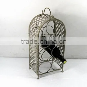 7 Places Vaulted Metal Wine Holder thumbnail-1