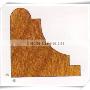 Manufacturer Supply Recon Teak Margin/mordern Ceiling Design/red Beech Wood Molding thumbnail-5