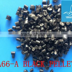 PA66 BLACK PELLET , Nylon 66 Pellet ,nylon 66 Fiber ,black Color thumbnail-2