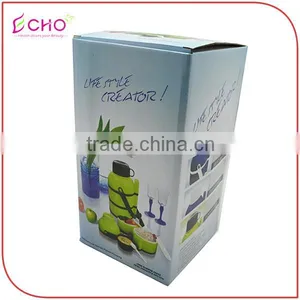 0.9L/31 OZ PP Thermos Bottle Shape Insulated Lunch Box Set thumbnail-6