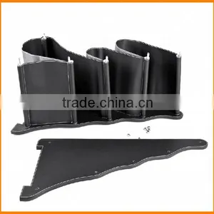 High-grade Leather Magazine Newspaper Office Data Storage Shelf Newspaper Rack Creative Showcase News Stand Shipping thumbnail-4