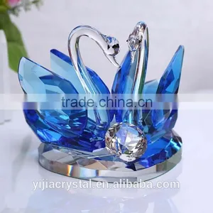 2015 New Design Mix Colors Best Seller Factory Directly Sale Crystal Couple Swan for Wedding Gift thumbnail-3