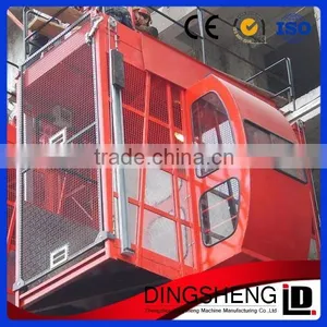 CE SGS BV Approved SC100 Single Cage Building Construction Materials Hoist Lift thumbnail-1